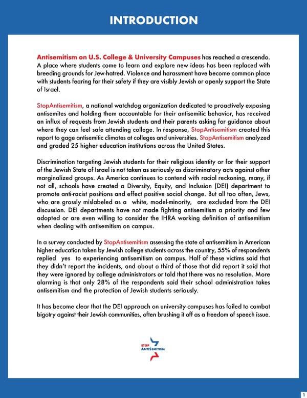 Antisemitism on U.S. Campuses | 2022 Report - Page 2