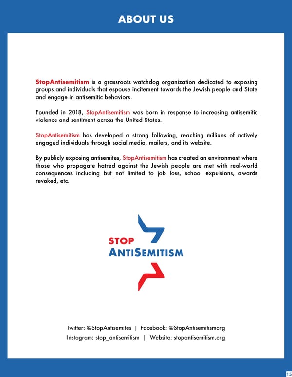 Antisemitism on U.S. Campuses | 2022 Report - Page 16