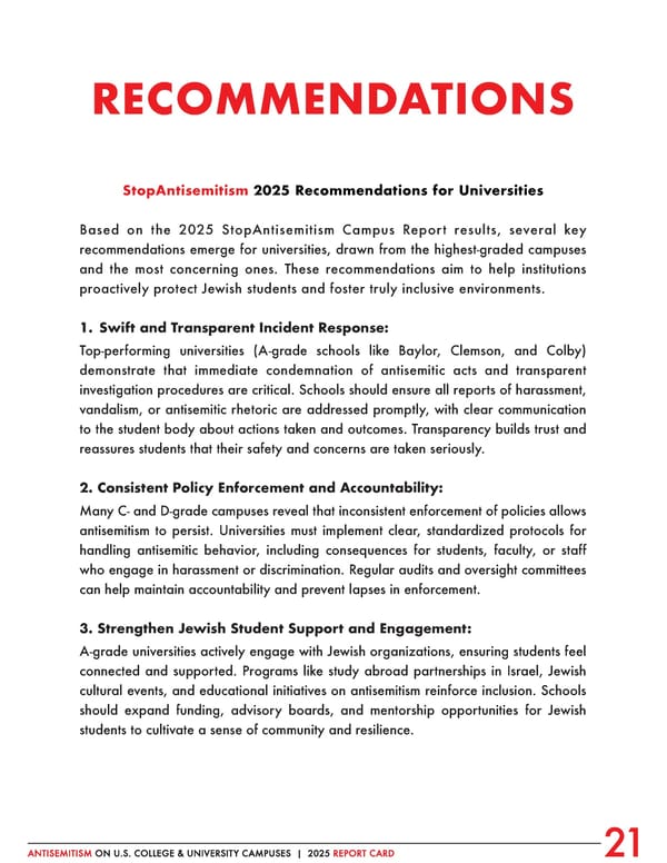 Antisemitism on U.S. College & University Campuses: 2025 Report - Page 22