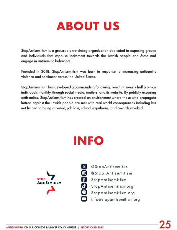 Antisemitism on U.S. College & University Campuses: 2025 Report - Page 26
